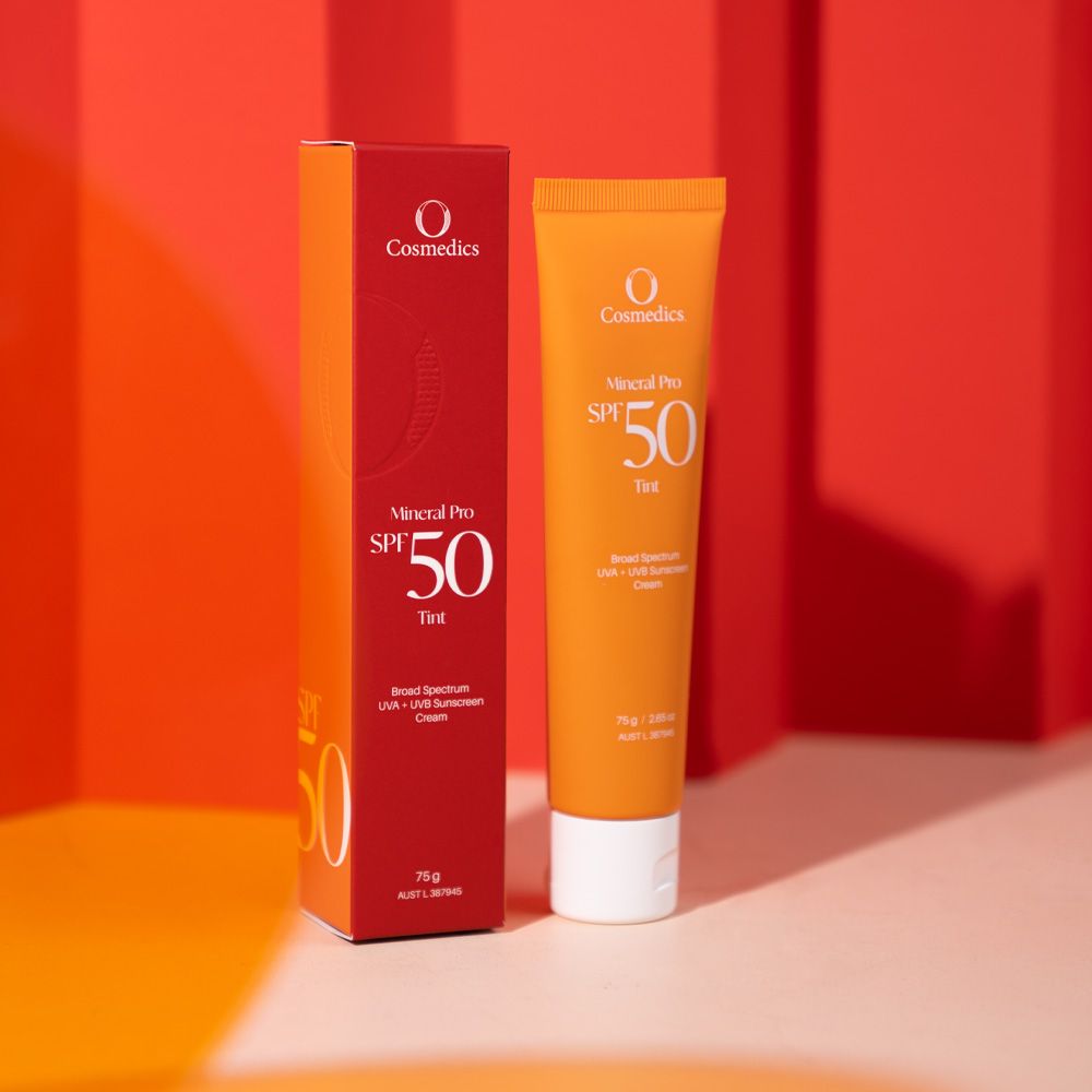 Mineral Pro SPF 50 tinted O Cosmedics - Feather Touch Aesthetics