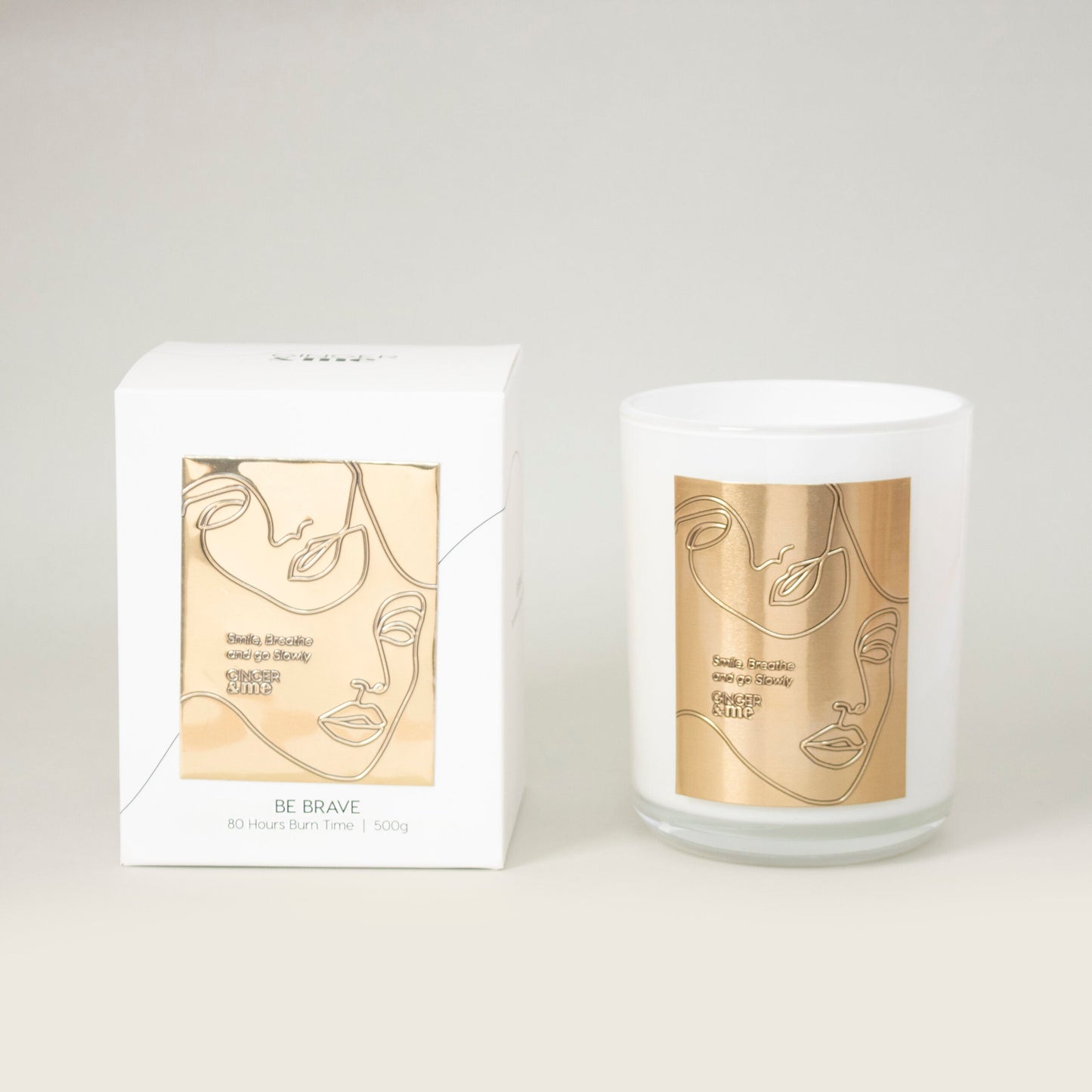 Mindfulness Candles Ginger and Me - Feather Touch Aesthetics